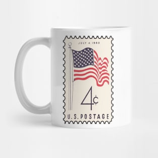 Four Cent Flag Stamp Mug